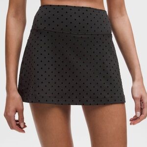 Align High Rise Skirt Polka Flock